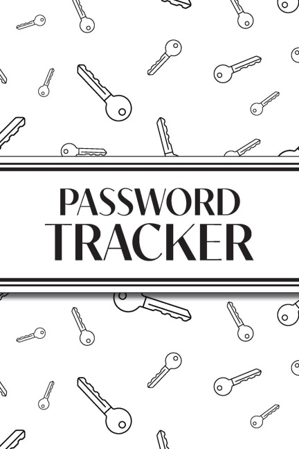 Password Tracker (White Keys): 6x9 Alphabetical Password Logbook for Easy Organization