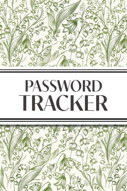 Password Tracker (Lily of the Valley): 6"x9" Alphabetical Password Logbook for Easy Organization
