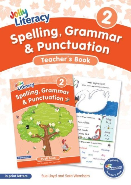 Spelling, Grammar & Punctuation Teachers Book 2: In Print Letters (British English edition)