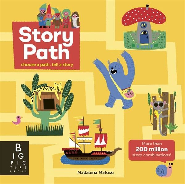 Story Path: An interactive board book for toddlers where you choose your own adventure