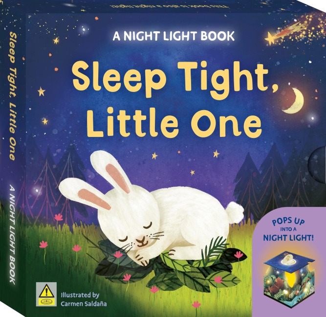 Sleep Tight, Little One: Bedtime story that pops up into a night light! With rechargeable USB-c LED
