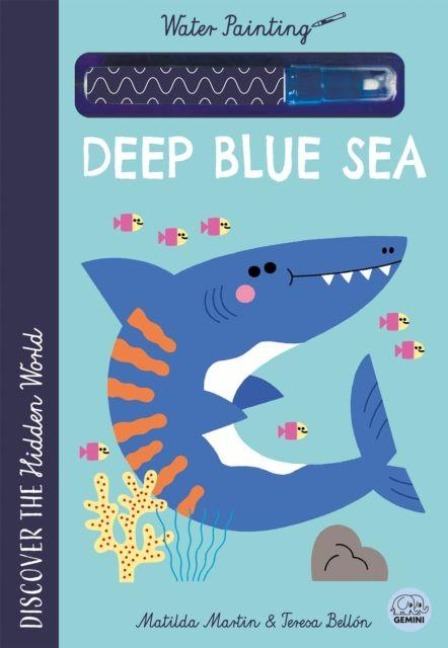 Hidden World - Water Painting Deep Blue Sea