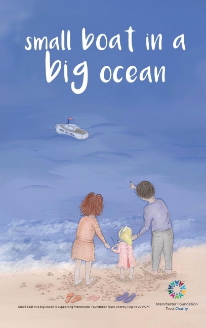 Small Boat In A Big Ocean