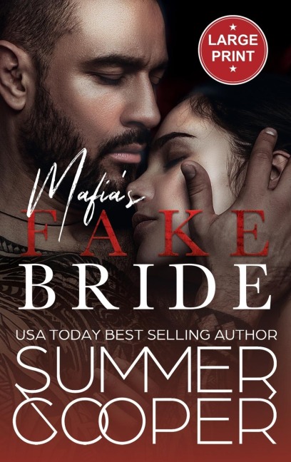Mafias Fake Bride: A Fake Marriage Contemporary Romance (Large Print Hardback)