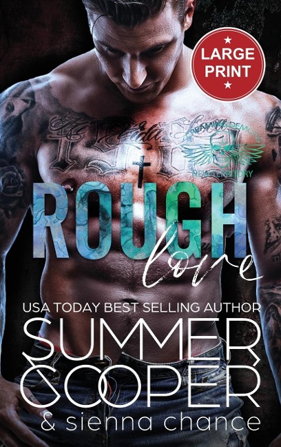 Rough Love: A Motorcycle Club New Adult Romance (Large Print Hardback)