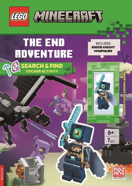 LEGO®  Minecraft(TM): The End Adventure Search & Find Sticker Activity Book (with Ender Knight minifigure and sword)