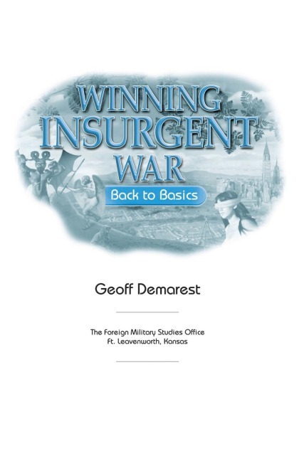 Winning Insurgent War: Back to Basics