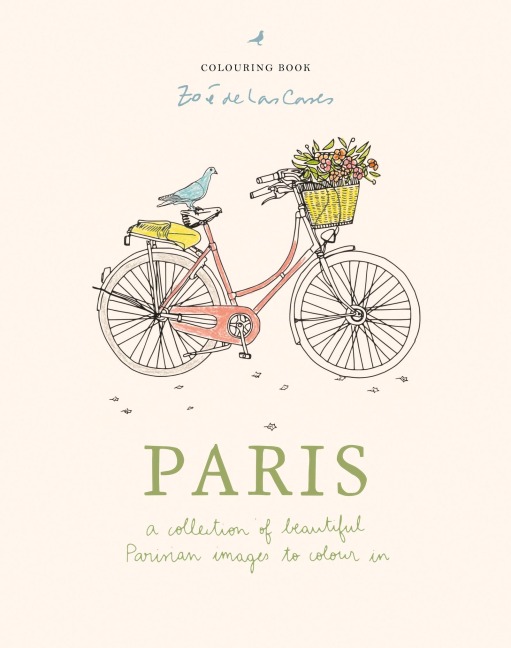 Zoé de Las Cases Paris: A collection of beautiful Parisian images to colour in