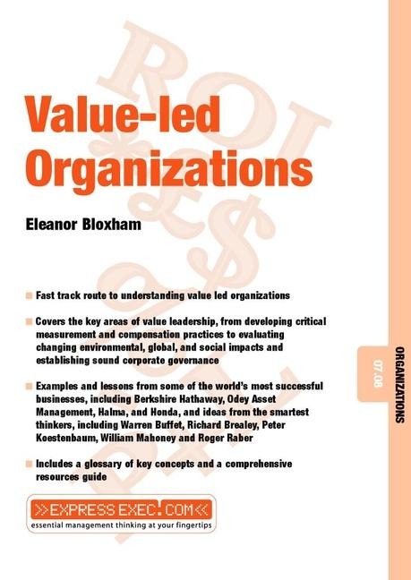 Value-Led Organizations: Organizations 07.08