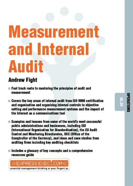 Measurement and Internal Audit: Operations 06.09