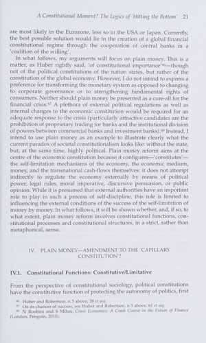 The Financial Crisis in Constitutional Perspective The Dark Side of Functional Differentiation