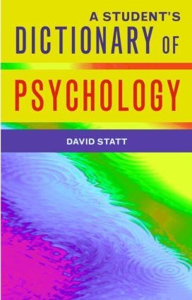A Students Dictionary of Psychology