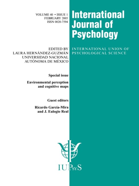 Environmental Perception and Cognitive Maps: A Special Issue of the International Journal of Psychology