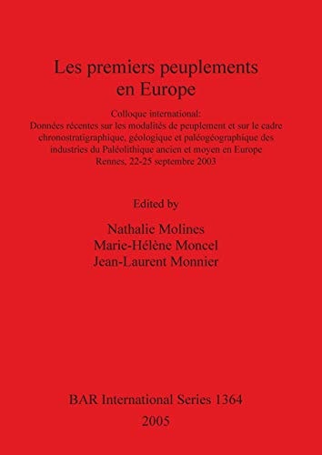 Les premiers peuplements en Europe (BAR International)