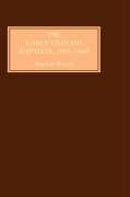 The Early English Baptists, 1603-1649