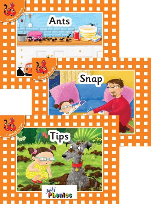 Jolly Phonics Orange Level Readers Set 1: in Precursive Letters (British English edition)