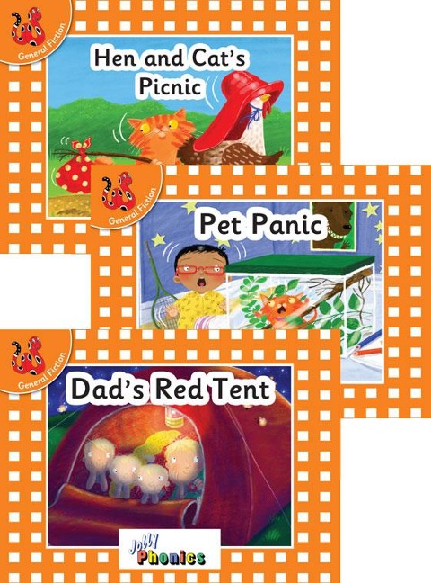 Jolly Phonics Orange Level Readers Set 2: in Precursive Letters (British English edition)