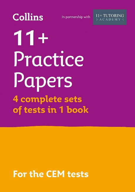 11+ Verbal Reasoning, Non-Verbal Reasoning & Maths Practice Papers (Bumper Book with 4 sets of tests): For the 2026 Cem Tests