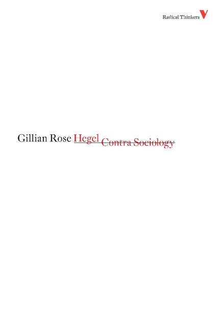Hegel Contra Sociology