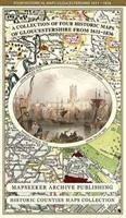 Gloucestershire 1611 - 1836 - Fold Up Map that features a collection of Four Historic Maps, John Speeds County Map 1611, Johan Blaeus County Map of 1648, Thomas Moules County Map of 1836 and a Plan of Gloucester 1805 by Cole and Roper. The maps also featu