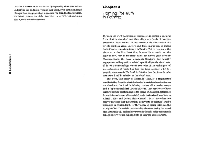 Derrida Reframed: Interpreting Key Thinkers for the Arts (Contemporary Thinkers Reframed)