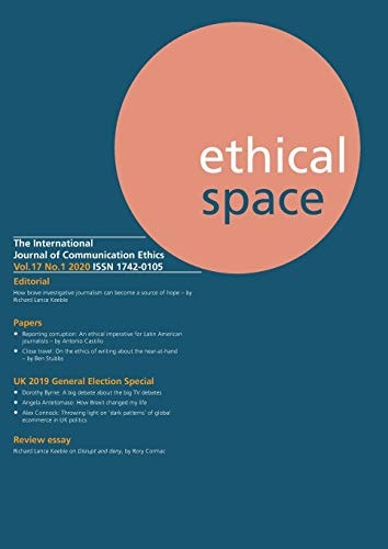 Ethical Space Vol. 17 Issue 1