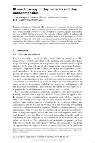 Spectroscopic Properties of Inorganic and Organometallic Compounds Techniques, Materials and Applications, Volume 41