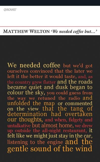 We Needed Coffee But . . .