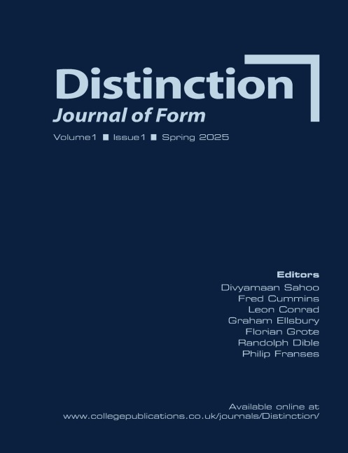Distinction. Journal of Form. V1(1) Spring 2025