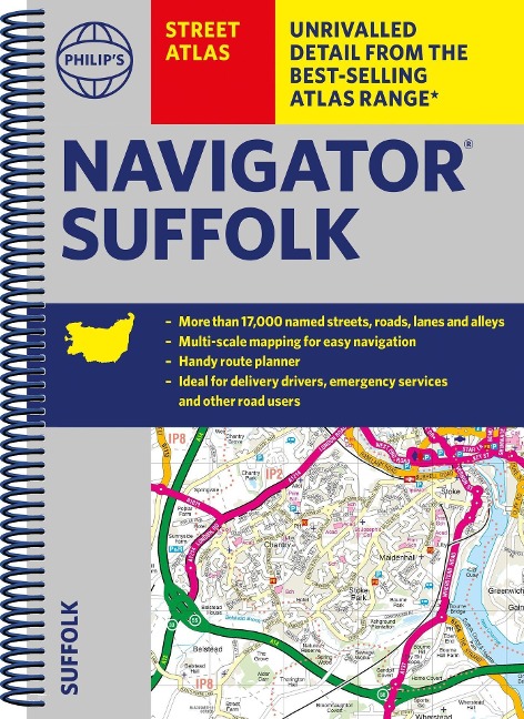 Philips Navigator Street Atlas Suffolk