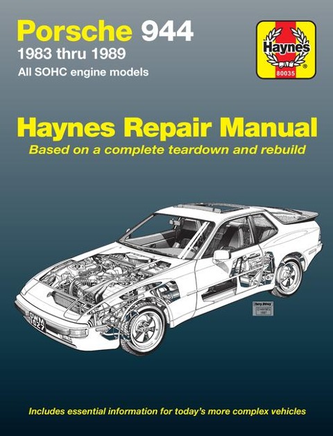 Porsche 944 4-cylinder (1983-1989) HaynesRepair Manual(USA)