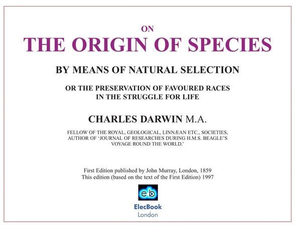 The Works of Charles Darwin