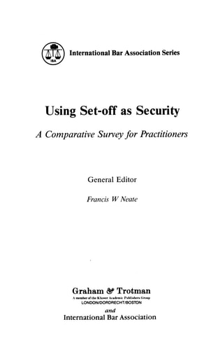 USing Set-Off as Security (International Bar Association)