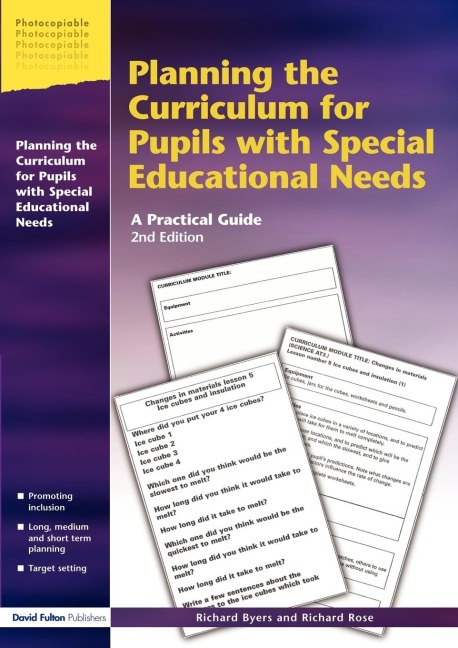 Planning the Curriculum for Pupils with Special Educational Needs: A Practical Guide