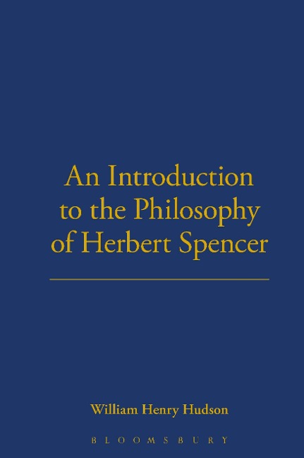 Introduction To Philosophy Of H Spencer