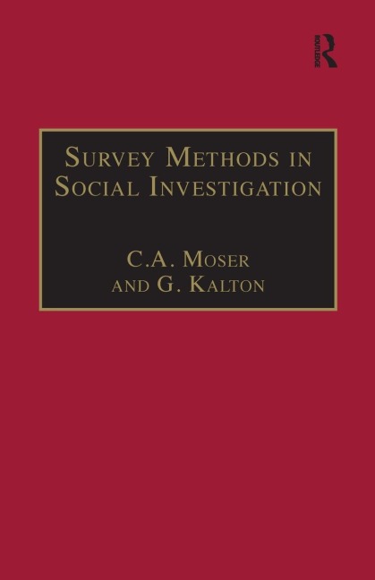 Survey Methods in Social Investigation