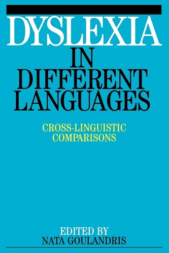 Dyslexia: Cross-Linguistic Comparisons