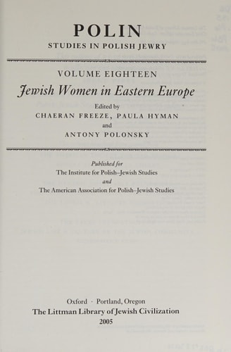 Jewish Women in Eastern Europe