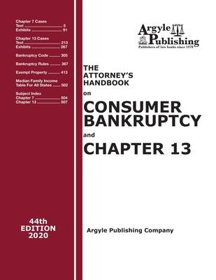 The Attorneys Handbook on Consumer Bankruptcy and Chapter 13