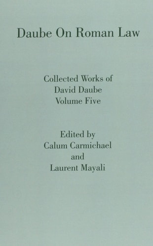 Collected Works of David Daube