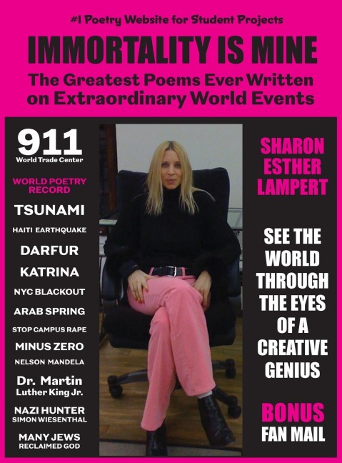 Immortality Is Mine: One of the World's Greatest Poets!:  5 Star Reviews!