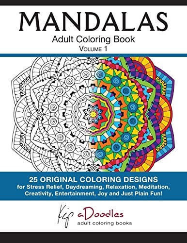 Mandalas - Volume 1 Adult Coloring Book