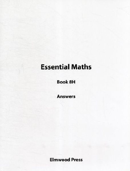 Essential Maths 8H Answers