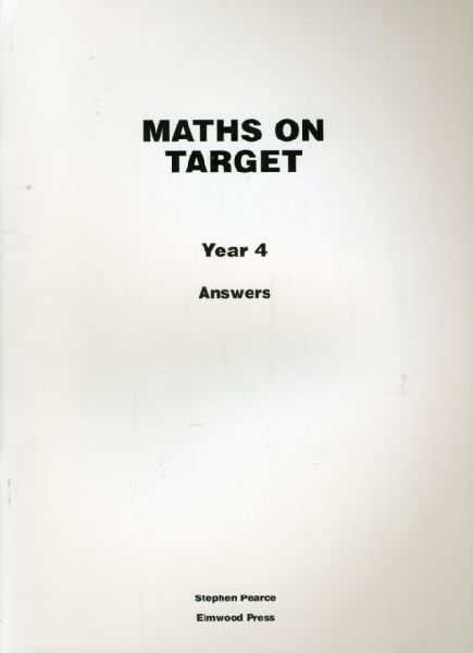 Maths on Target Year 4 Answers