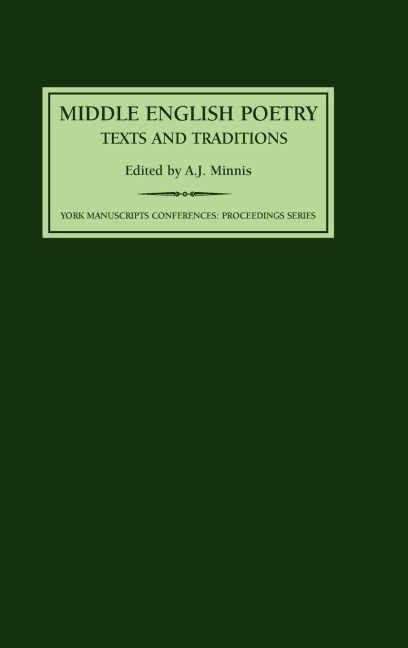 Middle English Poetry: Texts and Traditions