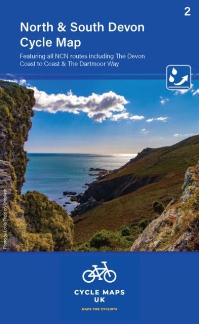 North and South Devon Cycle Map (2): Including the Devon coast to Coast
