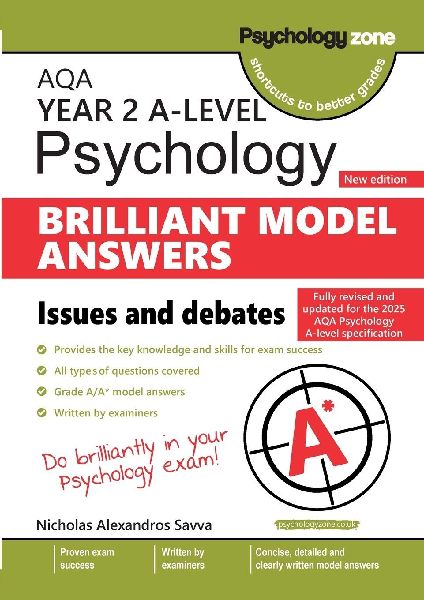 AQA A-level Psychology: Brilliant Model Answers - Issues and Debates (updated for 2025 specification)
