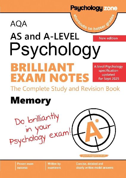 AQA A-Level Psychology Brilliant Exam Notes: Updated for 2025 specification