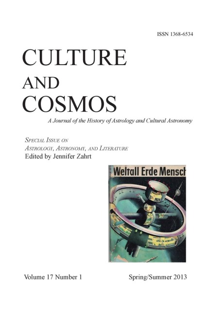 Culture and Cosmos Vol 17 Number 1