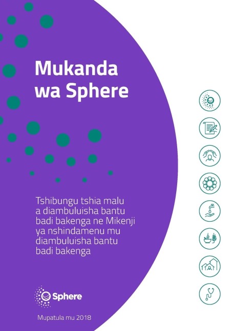 Mukanda Wa Sphere Tshiluba: Tshibungu tshia malu a diambuluisha bantu badi bakenga ne Mikenji ya nshindamenu mu diambuluisha bantu badi bakenga